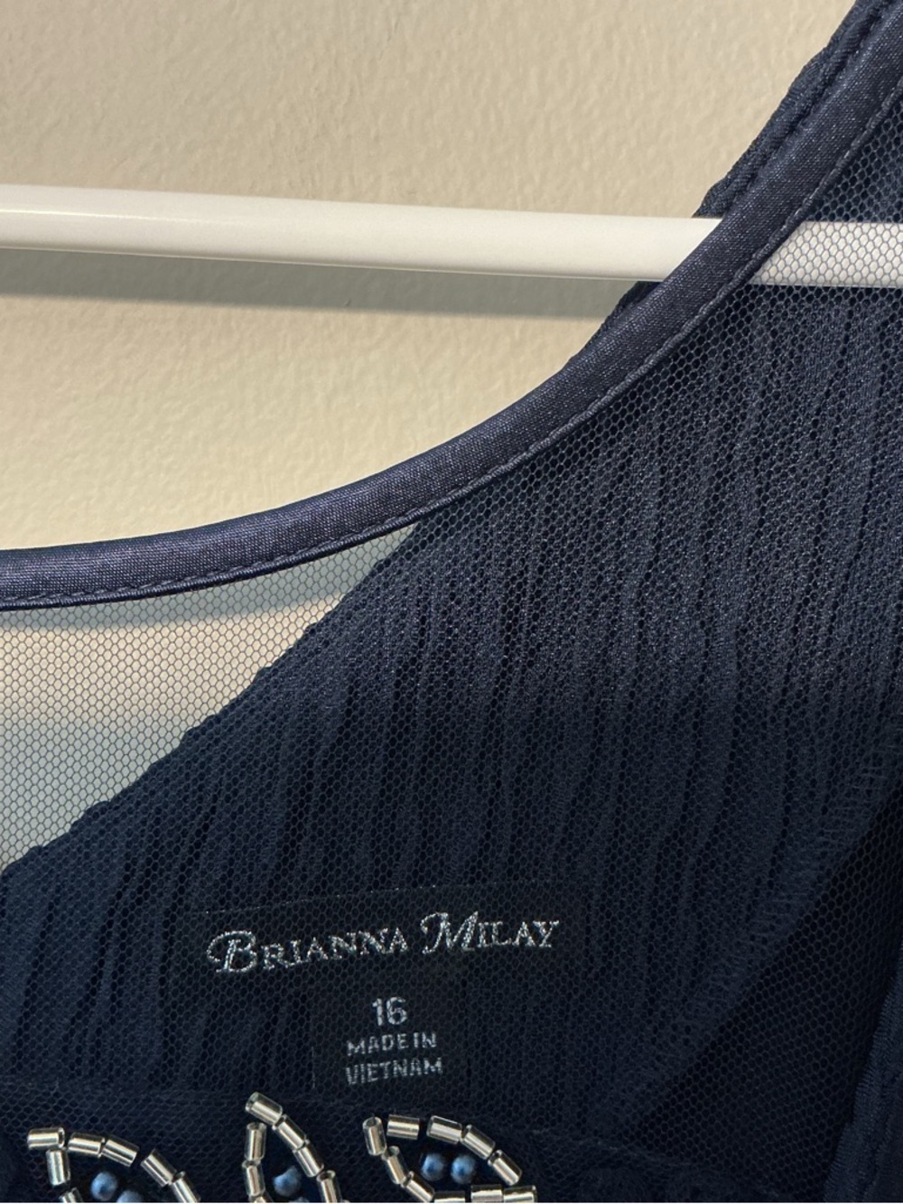 Brianna Milay Navy Dress W/ Jacket - Picture 7 of 9